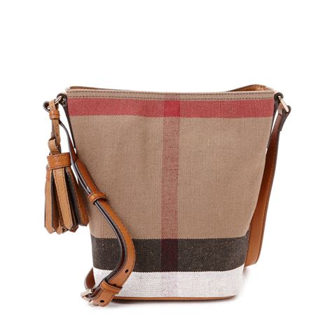 burberry ashby bag review|Burberry ashby canvas bucket bag.